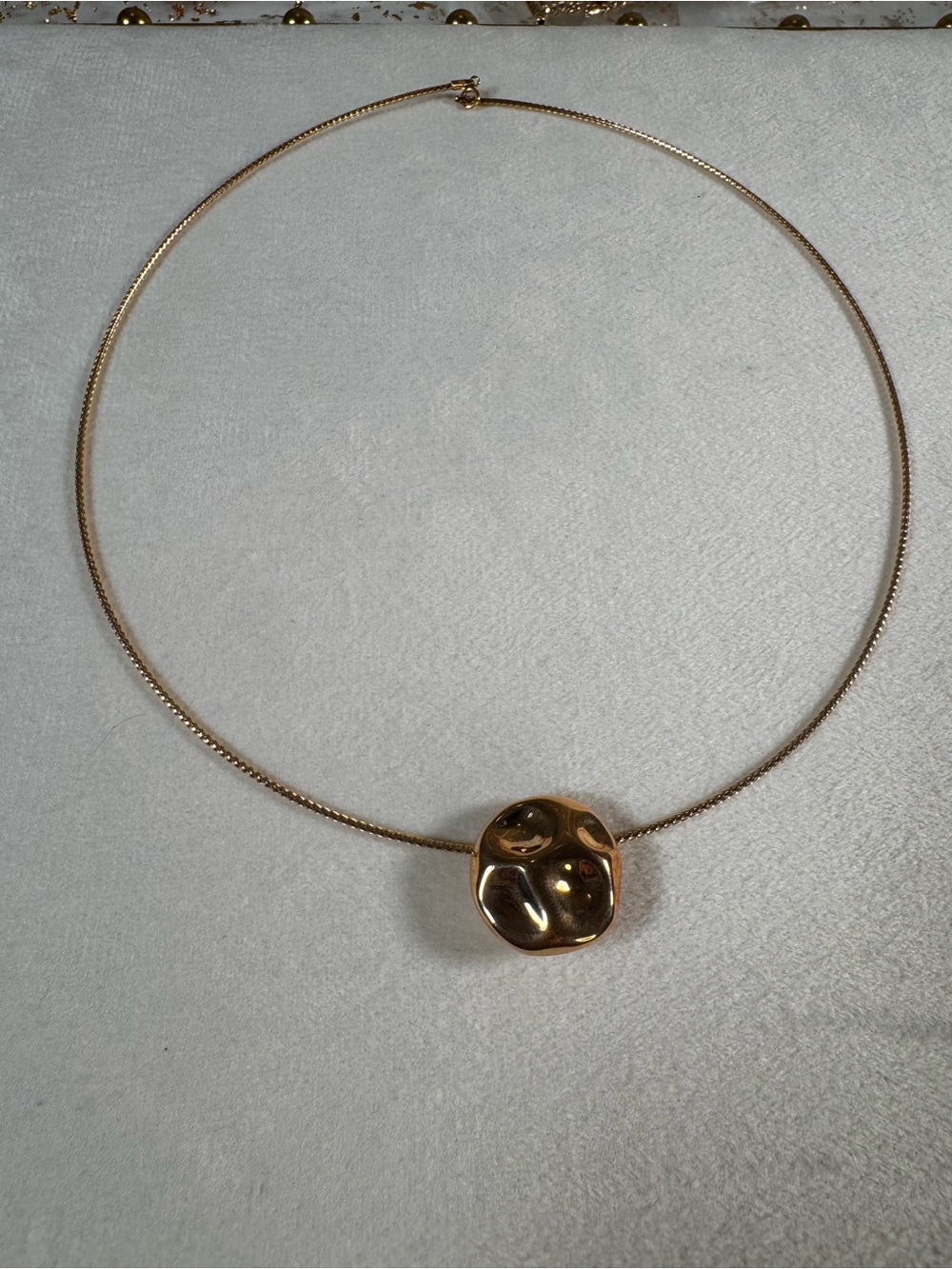 18k solid Italian gold chocker - Picture 4 of 4